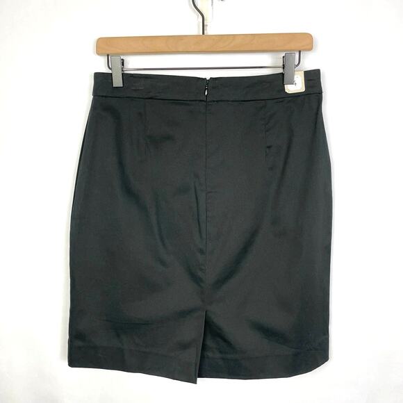 GAP Factory | NWT Black Cotton Blend Short Classic Pencil Skirt - Picture 2 of 7